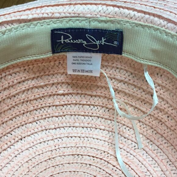Panama Jack Women’s Pink Beach Hat - Picture 7 of 7